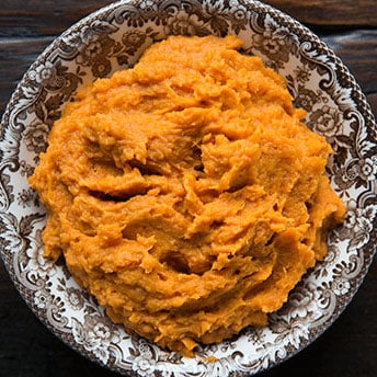 Bourbon Mashed Sweet Potatoes