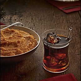 Kahlua Pumpkin Spiced Mashed Sweet Potatoes