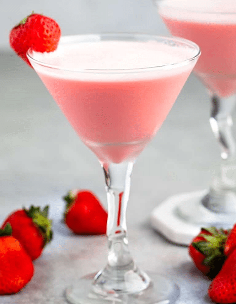 Strawberry Rose Martini