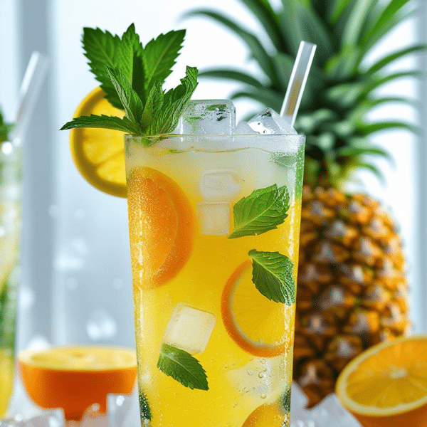 Valentine’s Day Pineapple Cooler