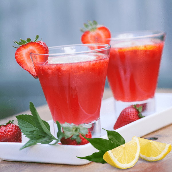 Valentine’s Day Strawberry Lemonade