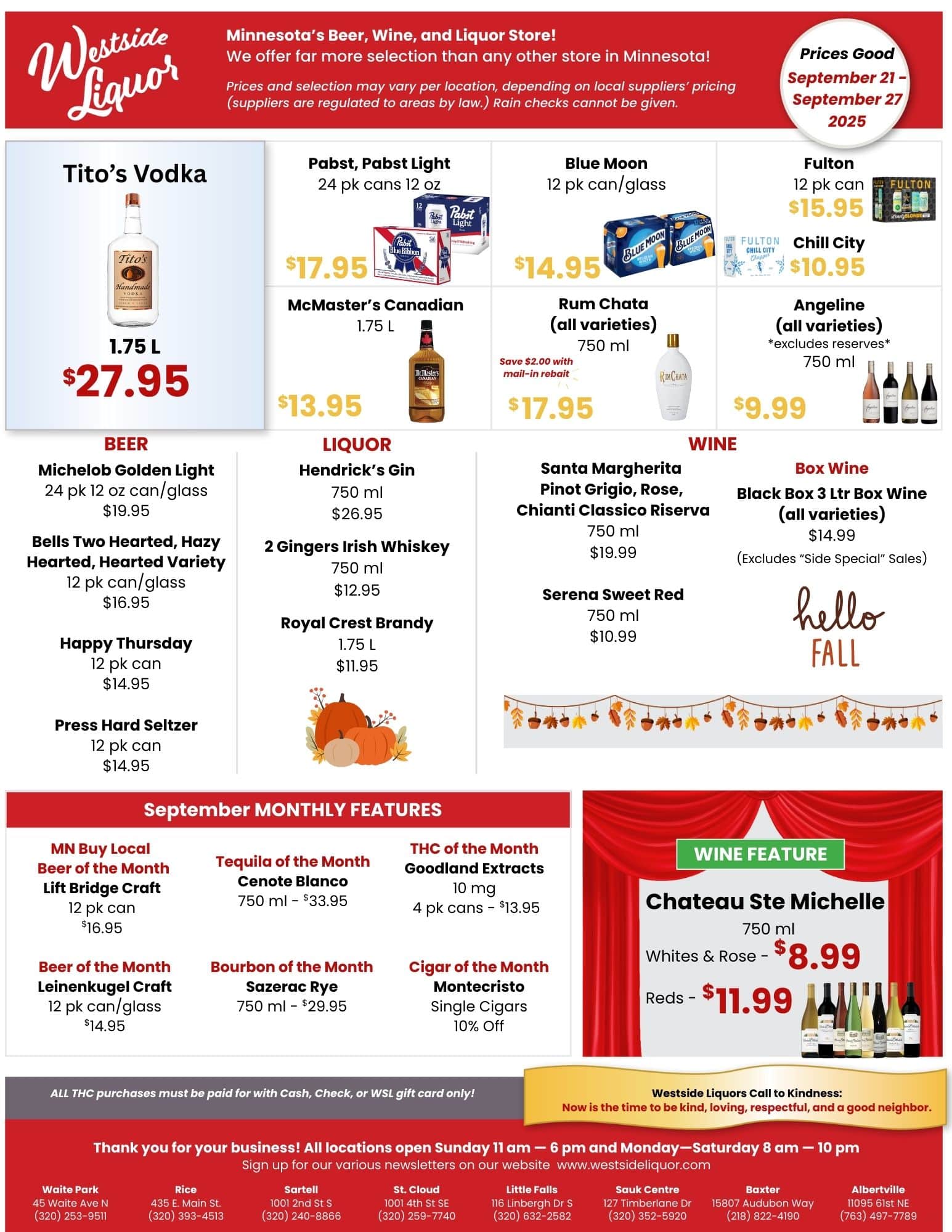 weekly ad september 21st 27th, 2025