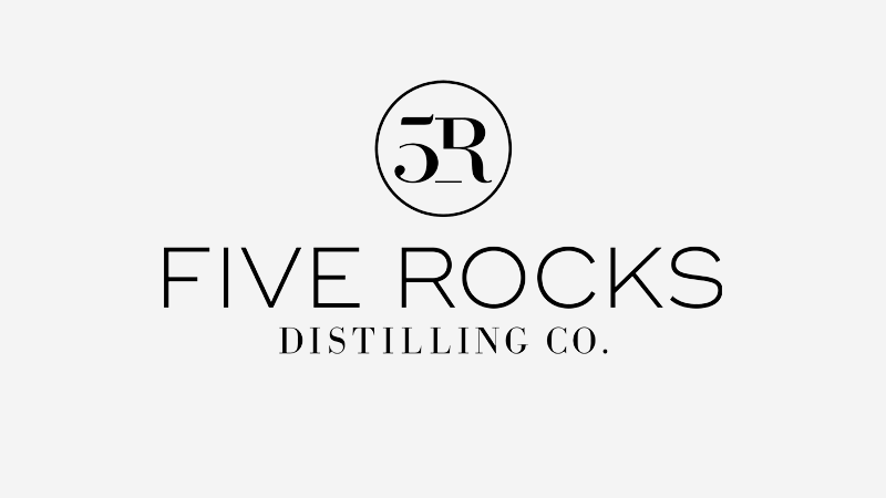 five rocks distilling co. logo