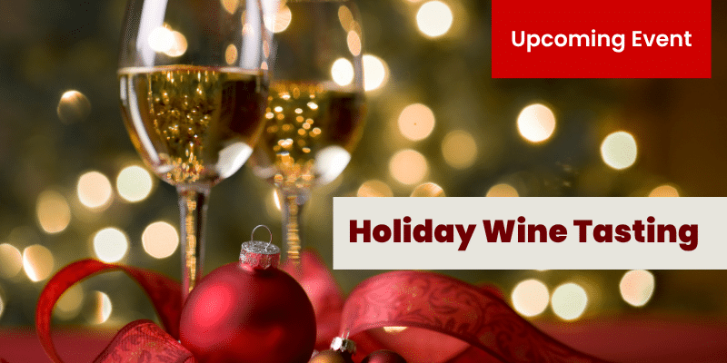 holiday wine tasting website event images