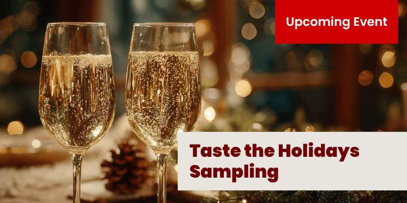 taste the holidays sampling event website event images