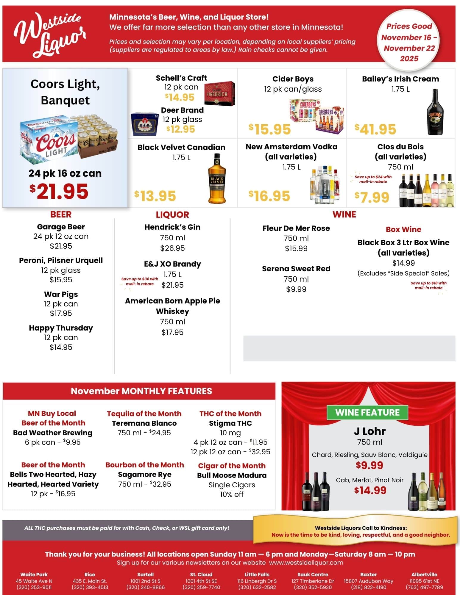 weekly ad november 16th 22nd, 2025